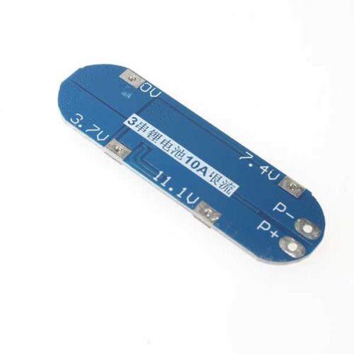 ماژول شارژ و کنترل شارژ/دشارژ باتری لیتیومی 3 سل 10 آمپر (BMS 3S 11.1V) - 2