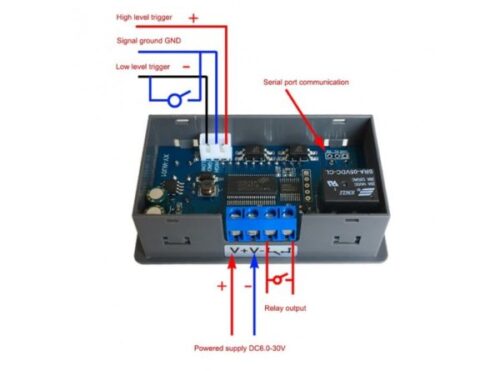 تایمر دیجیتال روپنلی ۶ الی ۳۰ ولت مدل XY-WJ01 - 5