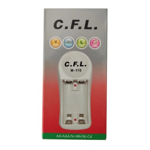 شارژر باتری قلمی و نیم قلمی CFL مدل M-110