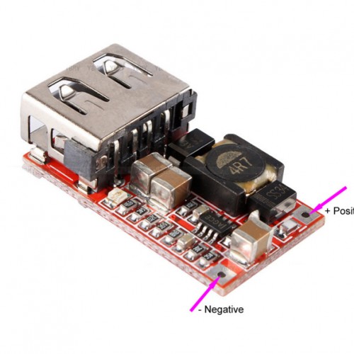 ماژول رگولاتور DC به DC کاهنده دارای خروجی ۳A 5V USB