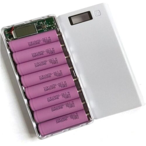 کیس پاوربانک  LCD دار سایز باتری 18650 - 3