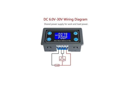 تایمر دیجیتال روپنلی ۶ الی ۳۰ ولت مدل XY-WJ01 - 2