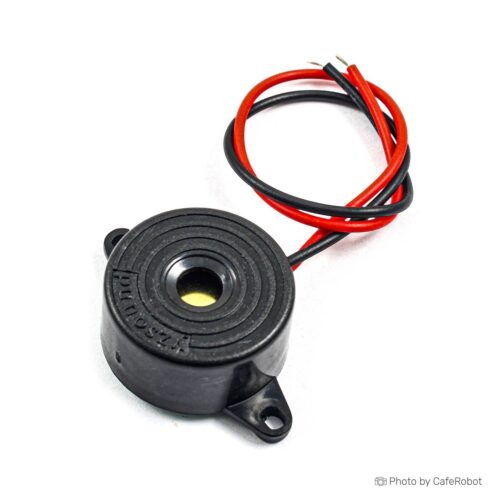 بازر یک قطعه کوچک الکترونیکی است که با تبدیل انرژی الکتریکی به صوت، یک صدای کوتاه، بوق یا زنگ از آن بلند می شود. می‌توان یک بازر پیزو الکتریک را توسط یک مدار الکترونیکی نوسان کننده یا سایر منابع سیگنال راه اندازی کرد. بازر اکتیو پیزوالکتریکی دارای دو پین مثبت و منفی می باشد. همچنین ولتاژ اعمال شده بین 3-24 ولت متغیر بوده و از نوع DC می باشد.