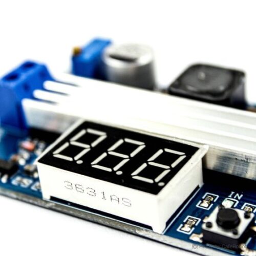 ماژول رگولاتور DC به DC افزاینده 100 وات LTC1871 همراه با نمایشگر ولتاژ - 2