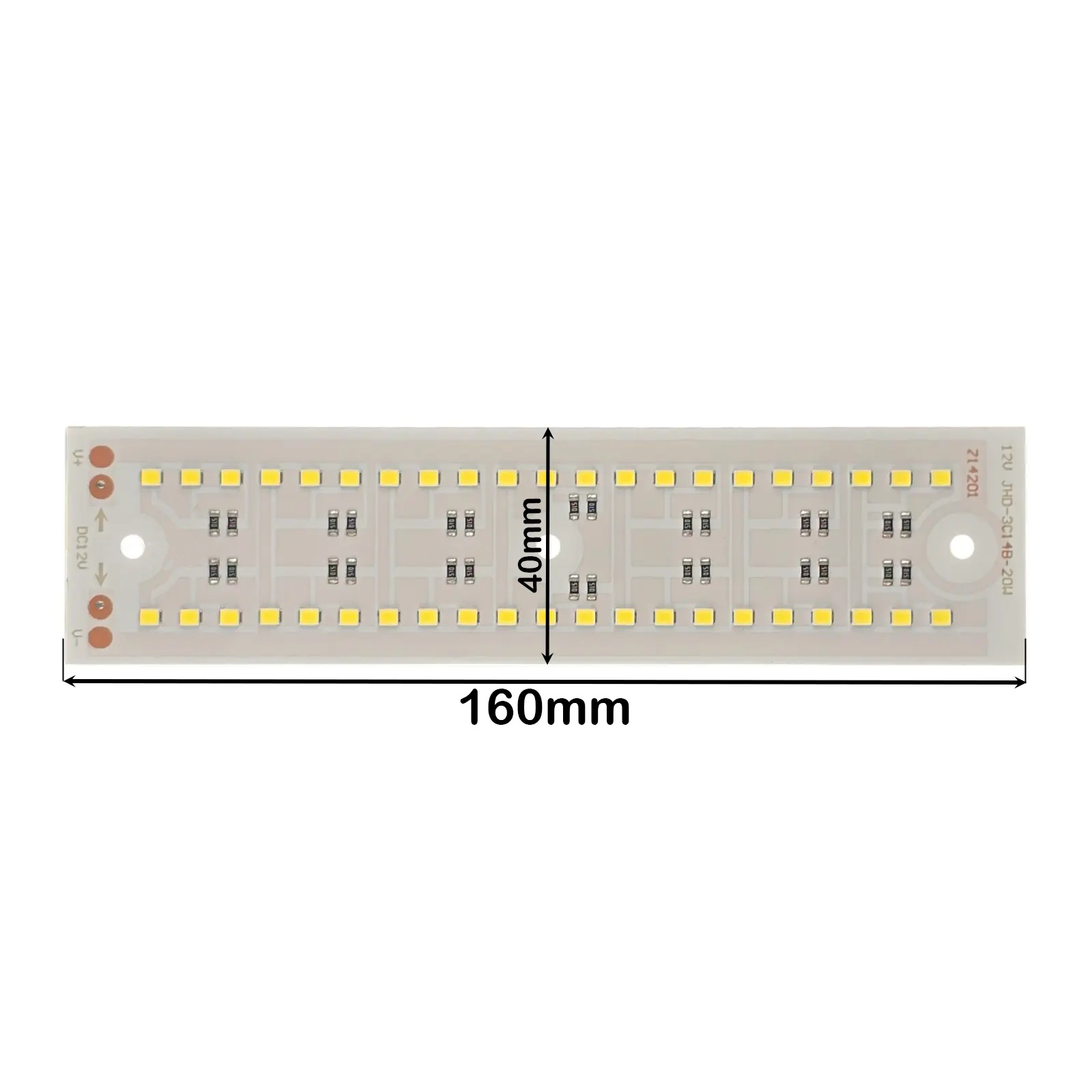 ال ای دی 20 وات 12 ولت سفید مهتابی براکتی - تصویر 2