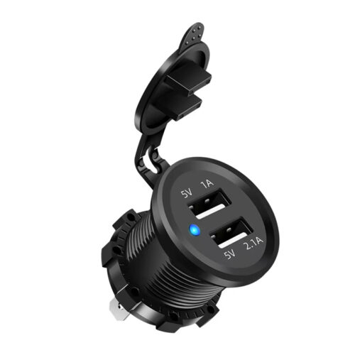 شارژر خودرویی پنلی2پورت USB 2.4A مدل MT 2U