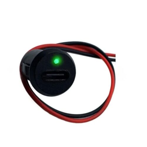 شارژر باتری لیتیومی با کانکتور مادگی فشاری TYPE-C چراغ دار - 2