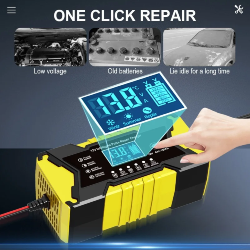 شارژر باتری هوشمند 12 ولت 6 آمپر مدل 12V6A (4Ah-100Ah) - 3