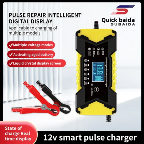 شارژر باتری هوشمند 12 ولت 6 آمپر مدل 12V6A (4Ah-100Ah) - 5
