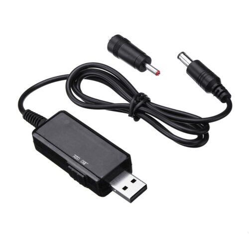کابل USB افزاینده ولتاژ DC با خروجی 9 ولت و 12 ولت به همراه نمایشگر - 2