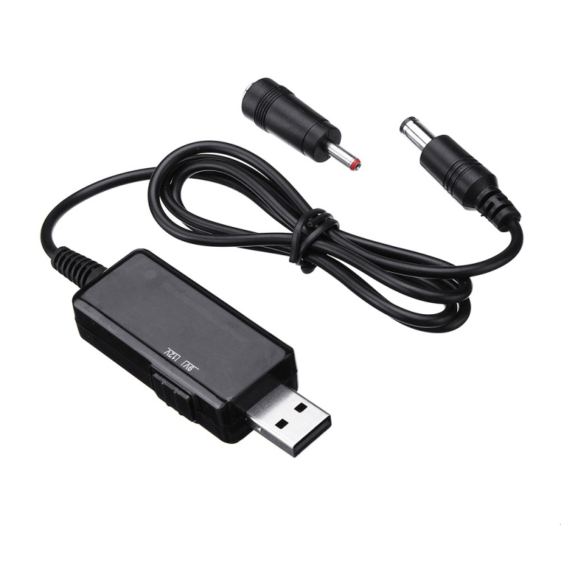 کابل USB افزاینده ولتاژ DC با خروجی 9 ولت و 12 ولت به همراه نمایشگر - Image 2