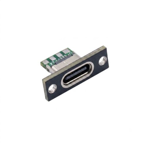 سوکت مادگی 886 Type-C رو پنلی فلزی 4 پین - 2
