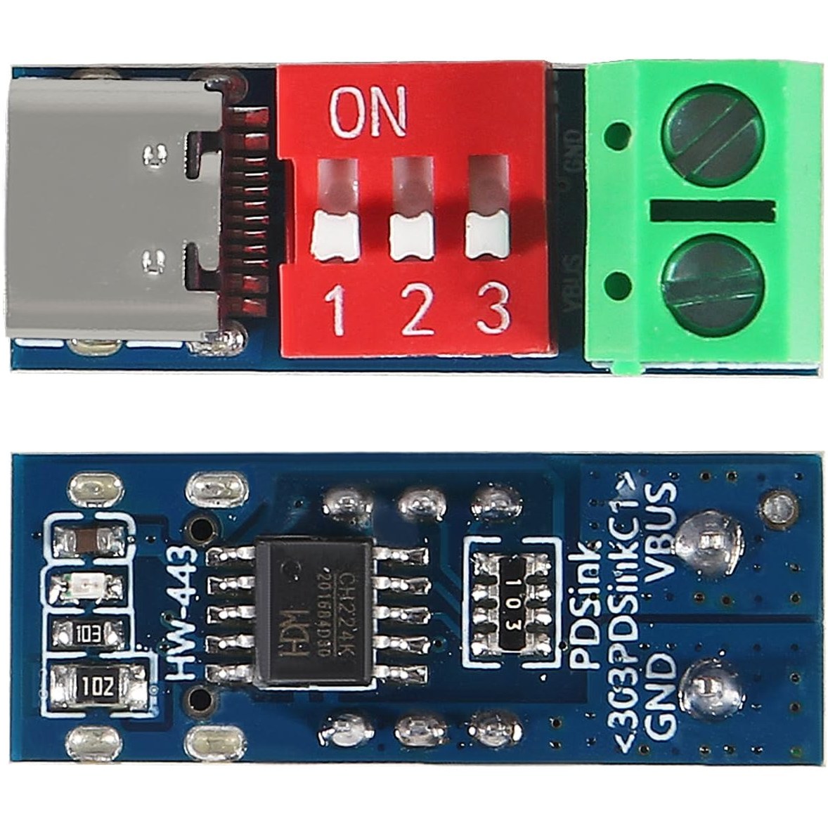ماژول ولتاژ USB-C PD با خروجی قابل تنظیم ۵ تا ۲۰ ولت - Image 3