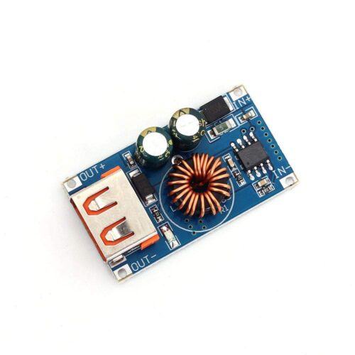ماژول کاهنده ولتاژ DC به USB: تبدیل ۱۲/۲۴ ولت به شارژ سریع QC3.0 (مدل QCMINI)