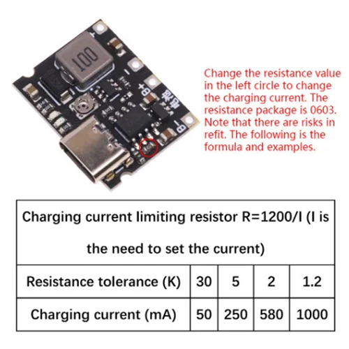 ماژول شارژر باتری لیتیومی LX-LCBST با ورودی USB Type-C و خروجی ۴.۲ تا ۲۸ ولت - 2