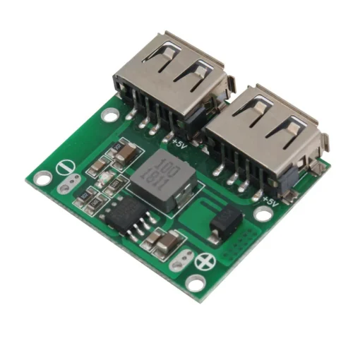 ماژول رگولاتور کاهنده 5 ولت 3A با دو خروجی USB مدل HW-681