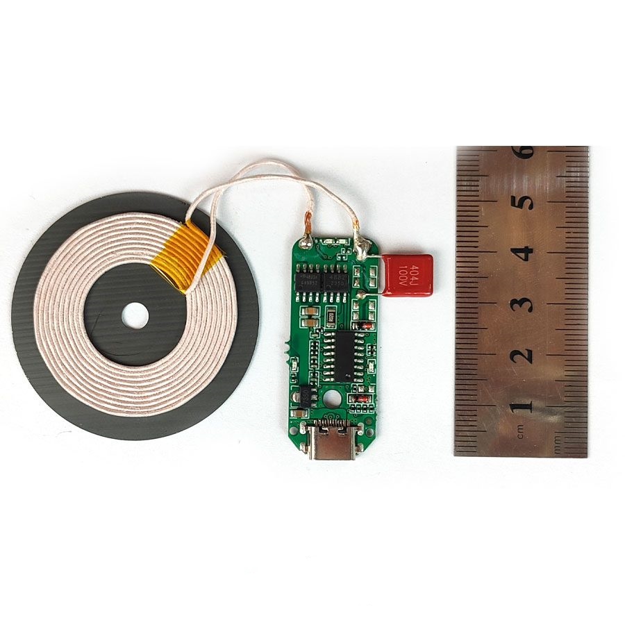 ماژول شارژر وایرلس 15W با ورودی Type-C به همراه صفحه کویل شارژ - Image 2