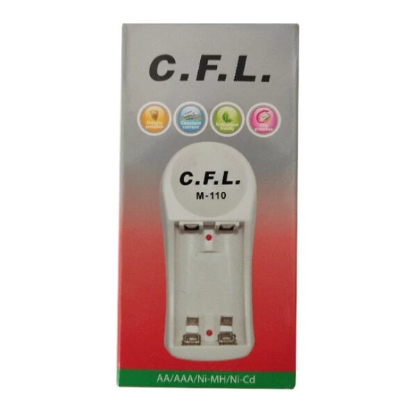 شارژر باتری قلمی و نیم قلمی CFL مدل M-110