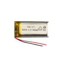 باتری لیتیوم پلیمر 3.7 ولتی سایز 902040 (1500 میلی امپر )