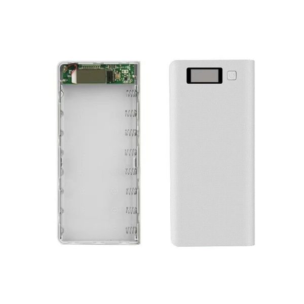 کیس پاوربانک ۸ تایی به همراه برد LCD دار