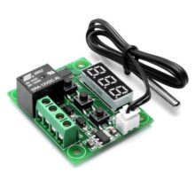 ماژول ترموستات دیجیتال XH-W1209 دارای نمایشگر و کلیدهای کنترلی (کپی)